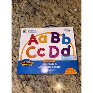 Learning Resources Magnetic Uppercase & Lowercase Letters 82pc Set LER 7725 3+